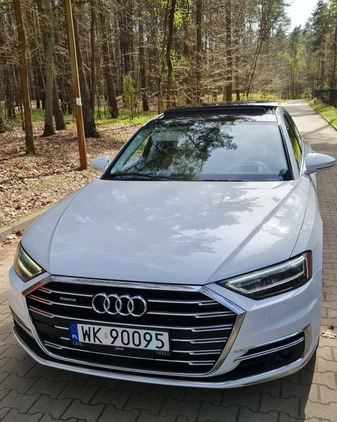 Audi A8 cena 210000 przebieg: 97000, rok produkcji 2019 z Warszawa małe 667